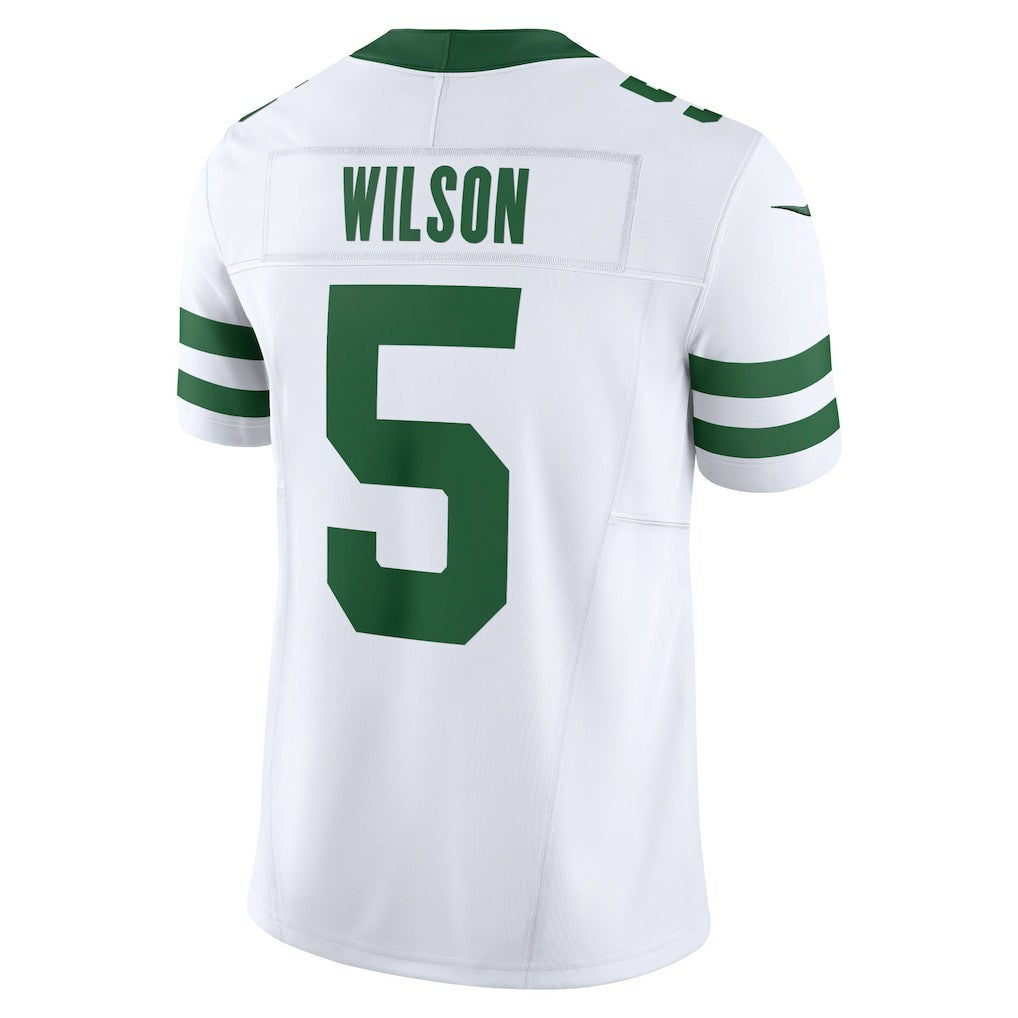 Nike Garrett Wilson New York Jets Vapor F.U.S.E. Limited Jersey Legacy White