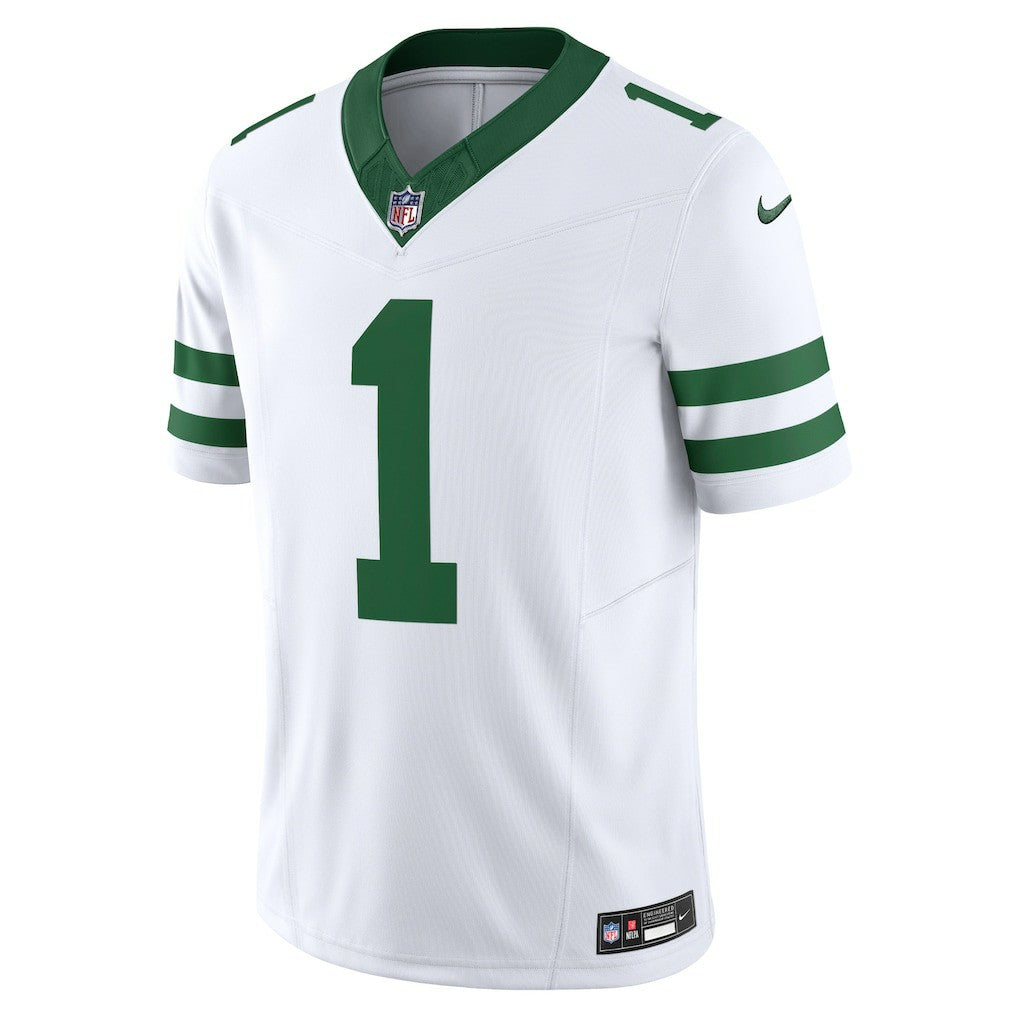 Nike Ahmad Sauce Gardner New York Jets Vapor F.U.S.E. Limited Jersey Legacy White