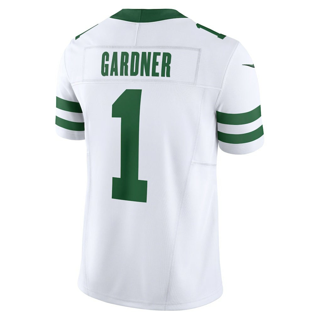 Nike Ahmad Sauce Gardner New York Jets Vapor F.U.S.E. Limited Jersey Legacy White