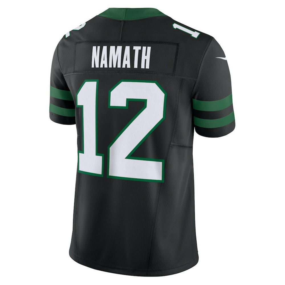 Nike Joe Namath New York Jets Alternate Vapor F.U.S.E. Limited Jersey Legacy Black