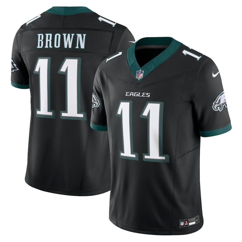 Nike A.J. Brown Philadelphia Eagles Alternate Vapor F.U.S.E. Limited Jersey Black