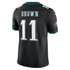 Nike A.J. Brown Philadelphia Eagles Alternate Vapor F.U.S.E. Limited Jersey Black