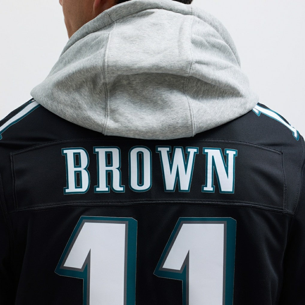 Nike A.J. Brown Philadelphia Eagles Alternate Vapor F.U.S.E. Limited Jersey Black