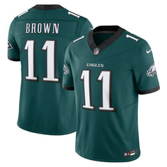 Nike A.J. Brown Philadelphia Eagles Vapor F.U.S.E. Limited Jersey Midnight Green