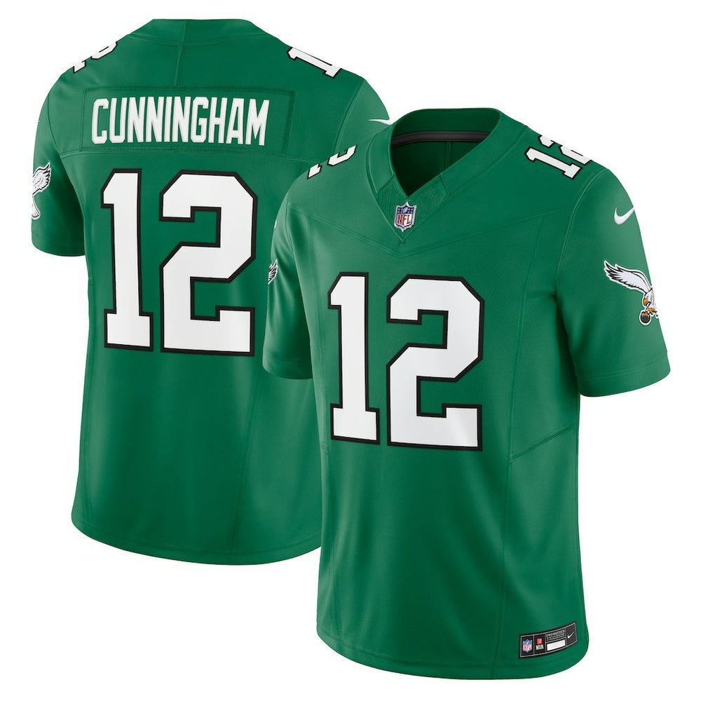 Nike Randall Cunningham Philadelphia Eagles Alternate Vapor F.U.S.E. Limited Jersey Kelly Green