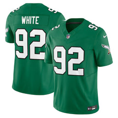 Nike Reggie White Philadelphia Eagles Alternate Vapor F.U.S.E. Limited Jersey Kelly Green
