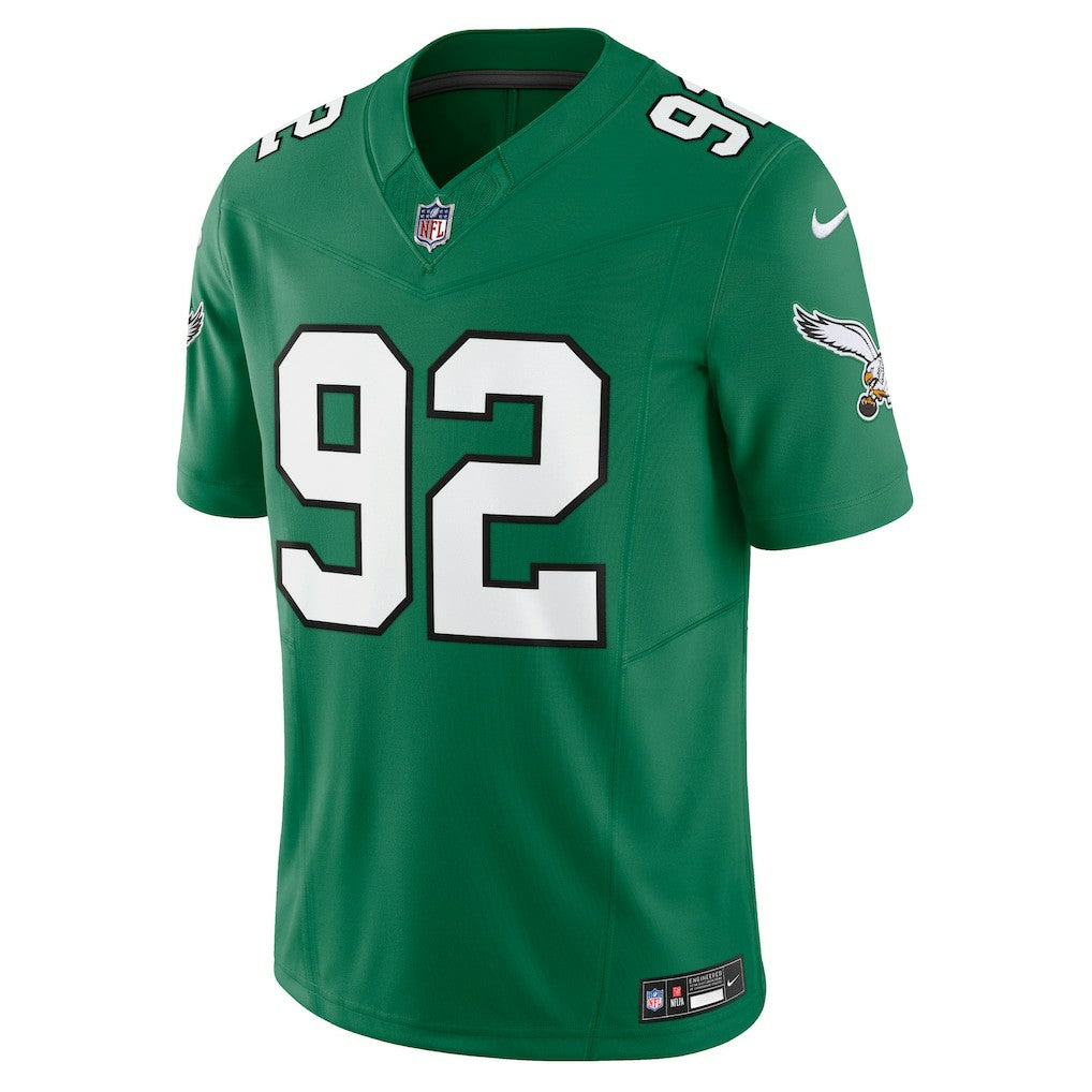 Nike Reggie White Philadelphia Eagles Alternate Vapor F.U.S.E. Limited Jersey Kelly Green