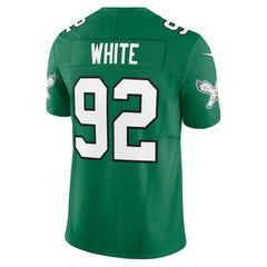 Nike Reggie White Philadelphia Eagles Alternate Vapor F.U.S.E. Limited Jersey Kelly Green