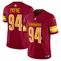 Nike Daron Payne Washington Commanders Vapor F.U.S.E. Limited Jersey Burgundy