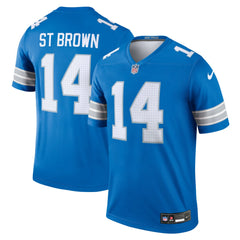 Nike Amon-Ra St. Brown Detroit Lions Legend Player Performance Top Blue
