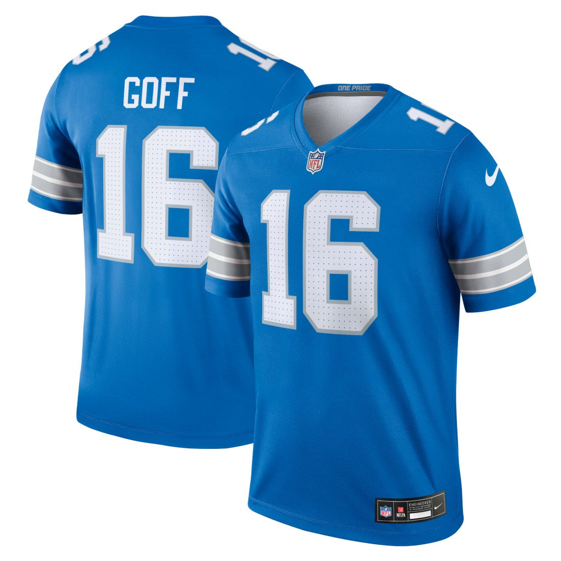 Nike Jared Goff Detroit Lions Legend Player Performance Top Blue