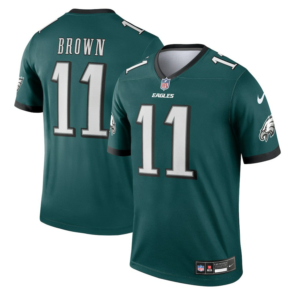 Nike A.J. Brown Philadelphia Eagles Legend Player Performance Top Green