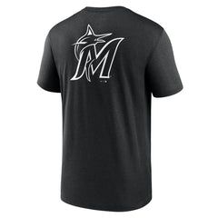 Miami Marlins Nike Fashion Over Shoulder Logo Legend T-Shirt - Black - Nike Sale
