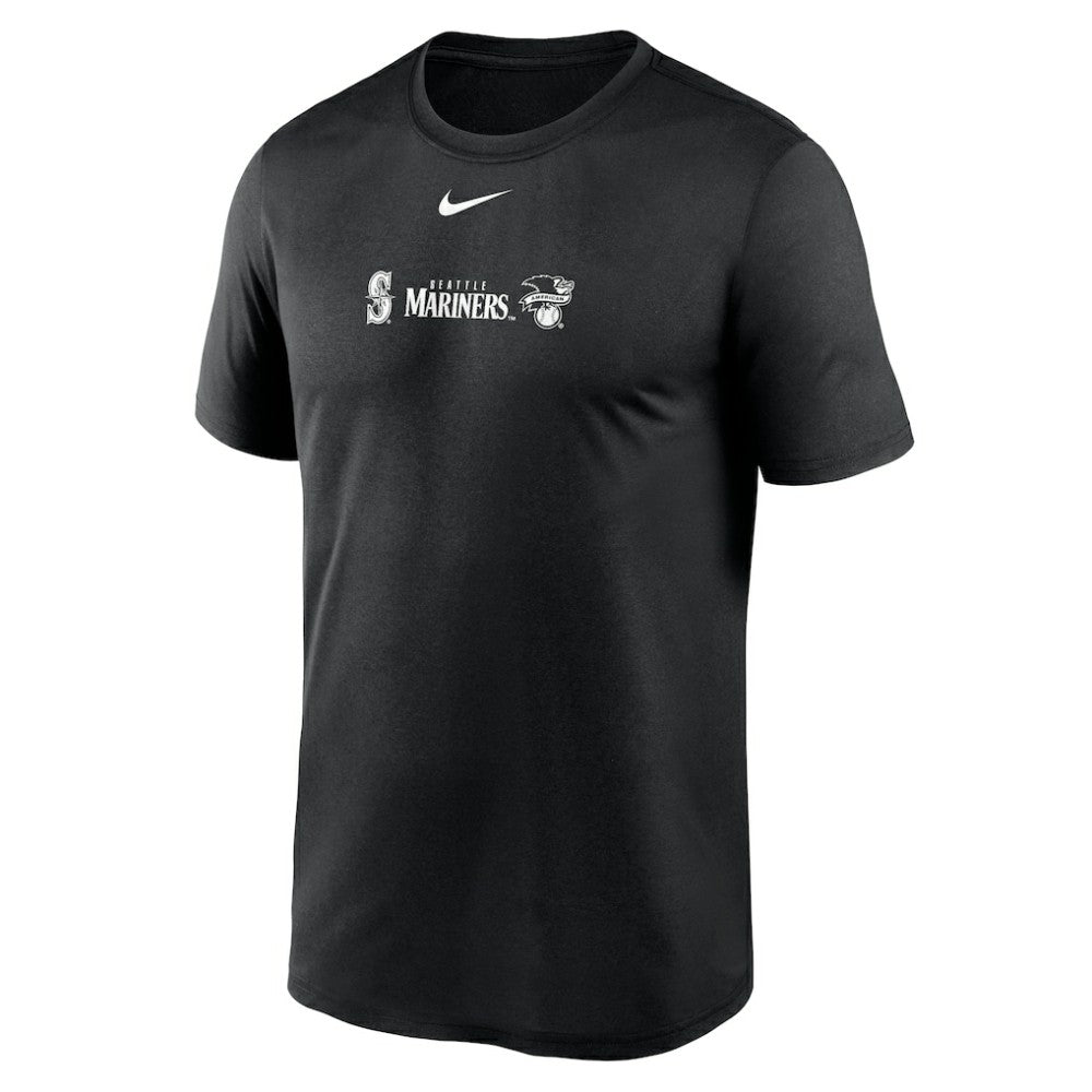 Seattle Mariners Nike Fashion Over Shoulder Logo Legend T-Shirt - Black - Nike Online