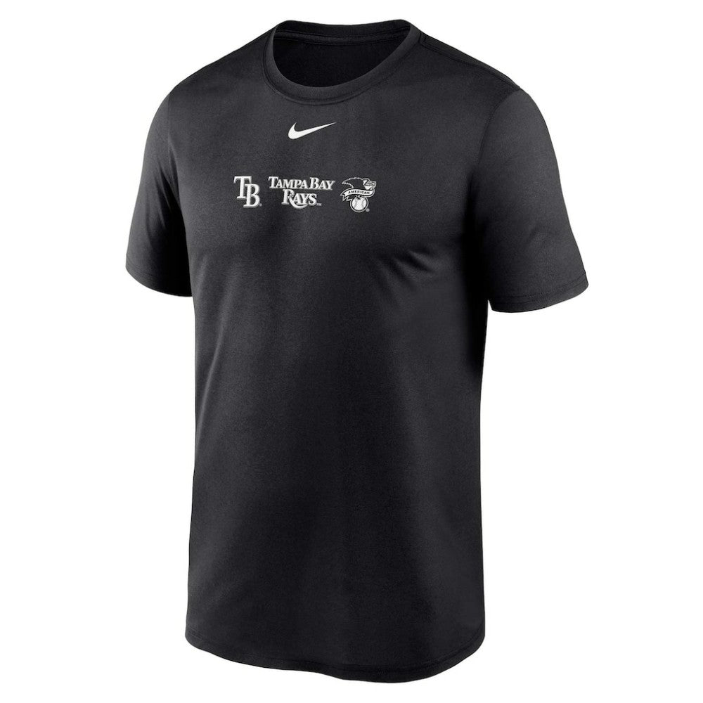 Tampa Bay Rays Nike Fashion Over Shoulder Logo Legend T-Shirt - Black - Nike Discount