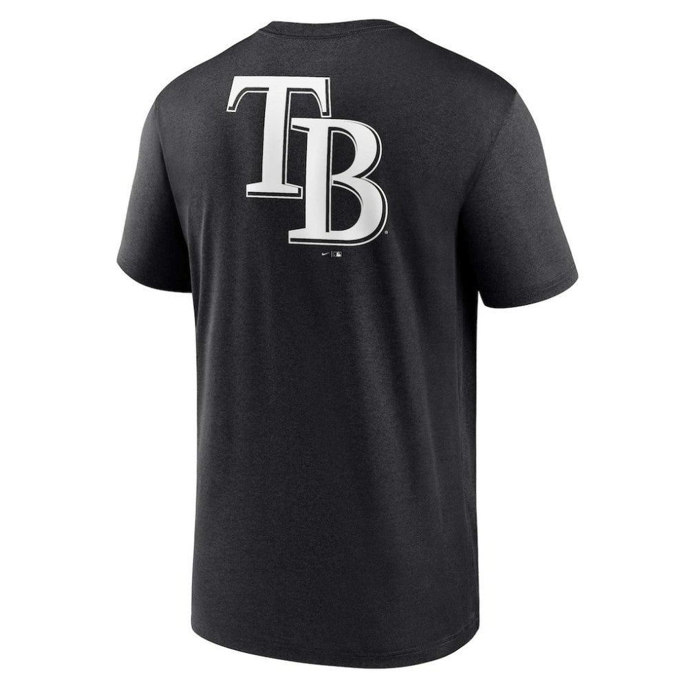 Tampa Bay Rays Nike Fashion Over Shoulder Logo Legend T-Shirt - Black - Nike Discount