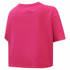 New York Rangers Pro Standard Women's Triple Pink Cropped Boxy T-Shirt - NHL 200410509