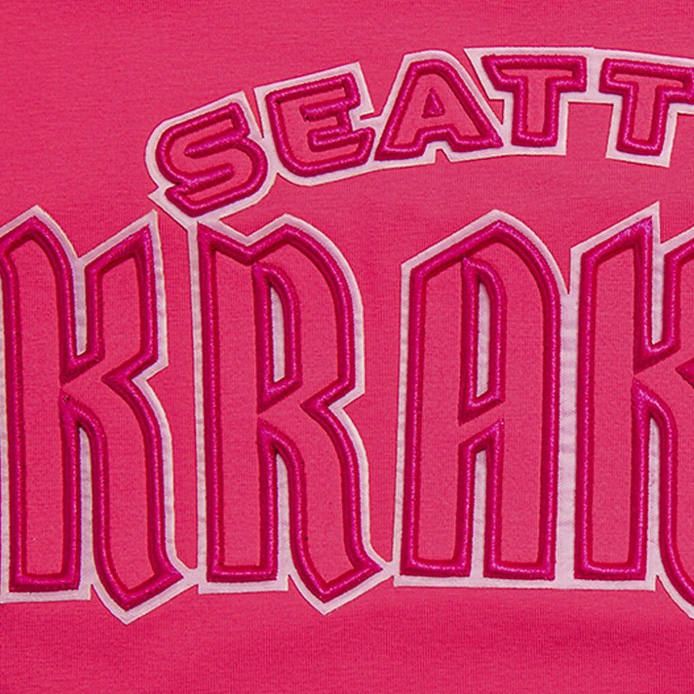 Seattle Kraken Pro Standard Women's Triple Pink Cropped Boxy T-Shirt - NHL 200410513