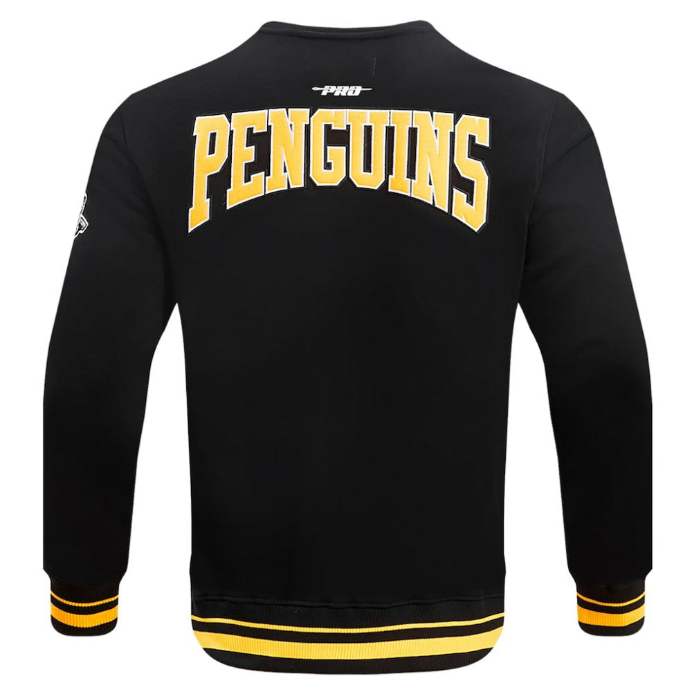 Pittsburgh Penguins Pro Standard Crest Emblem Pullover Sweatshirt - Black - NHL 200410535