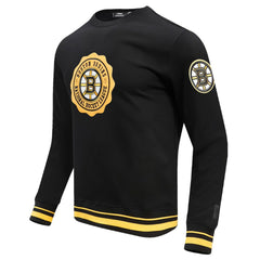 Boston Bruins Pro Standard Crest Emblem Pullover Sweatshirt - Black - NHL 200410536