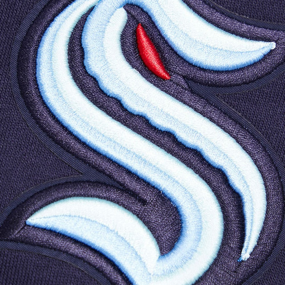 Seattle Kraken Pro Standard Crest Emblem Pullover Sweatshirt - Deep Sea Blue - NHL 200410537