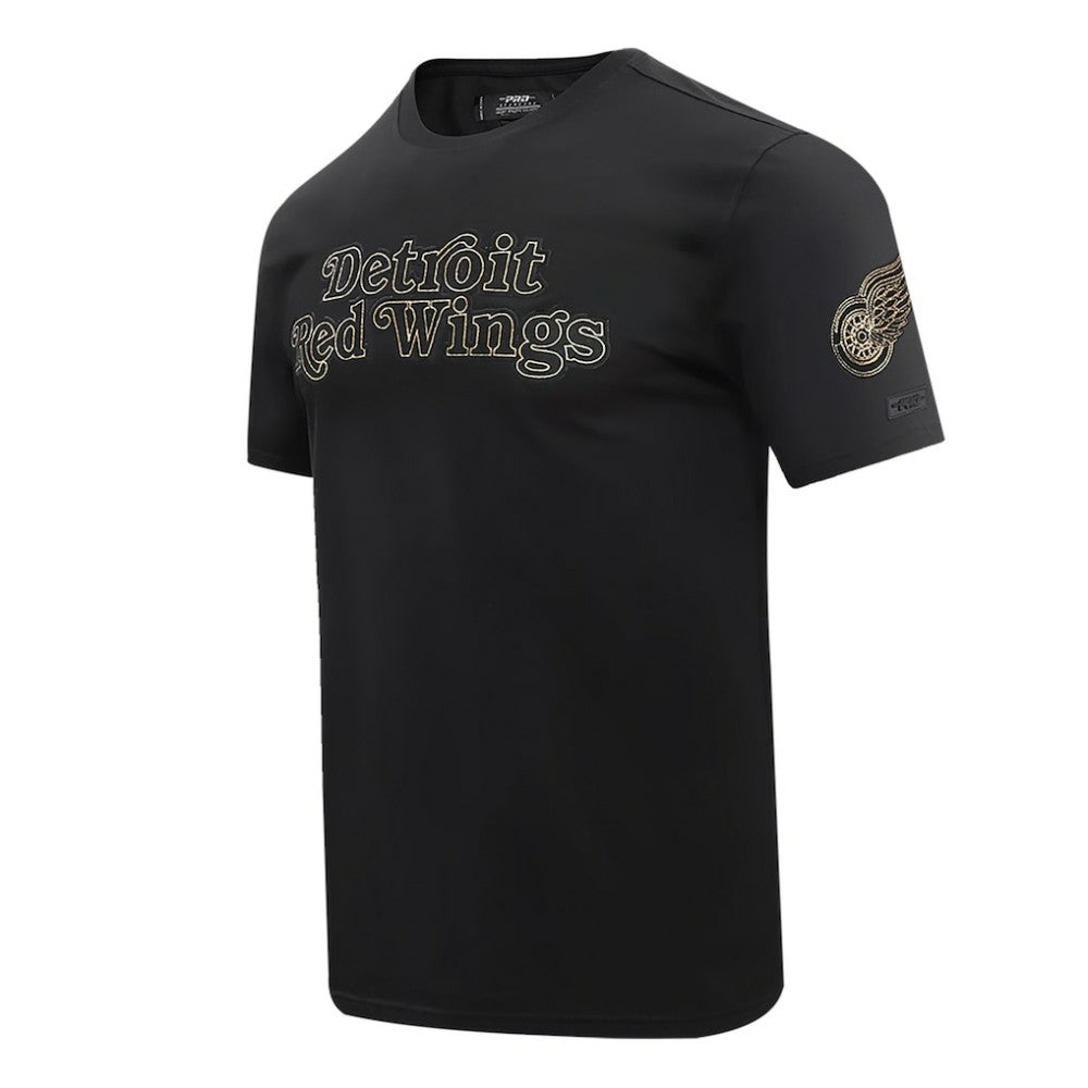 Detroit Red Wings Pro Standard Wordmark T-Shirt - Black - NHL 200410583