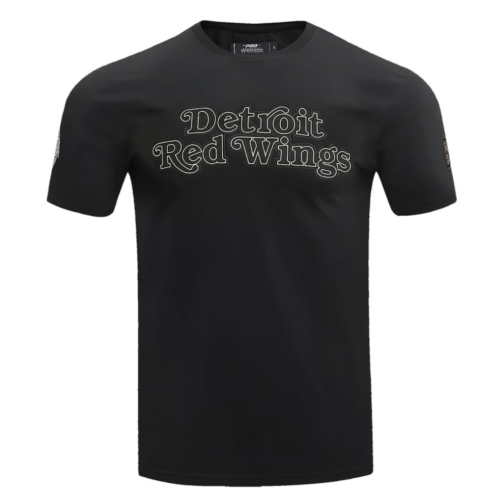 Detroit Red Wings Pro Standard Wordmark T-Shirt - Black - NHL 200410583