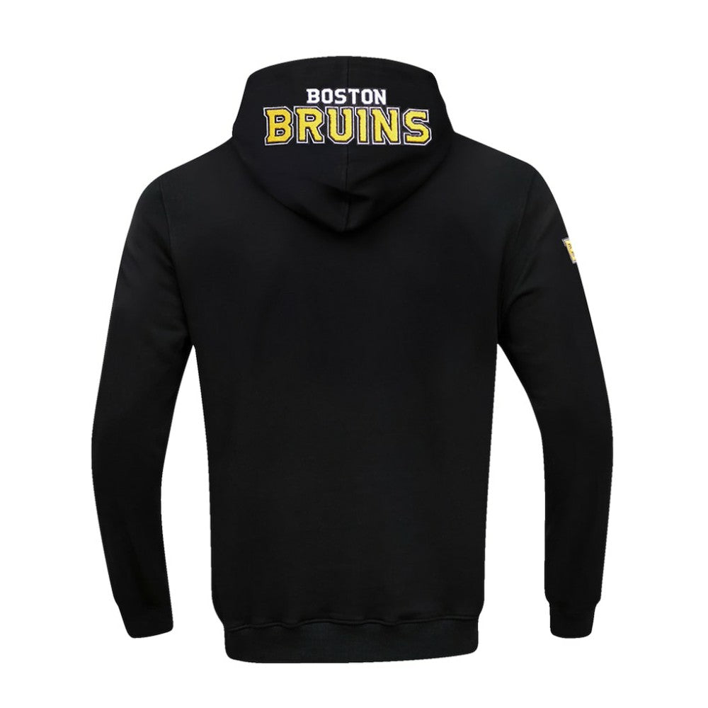 Boston Bruins Pro Standard Classic Chenille Full-Zip Hoodie Jacket - Black - NHL 200410601