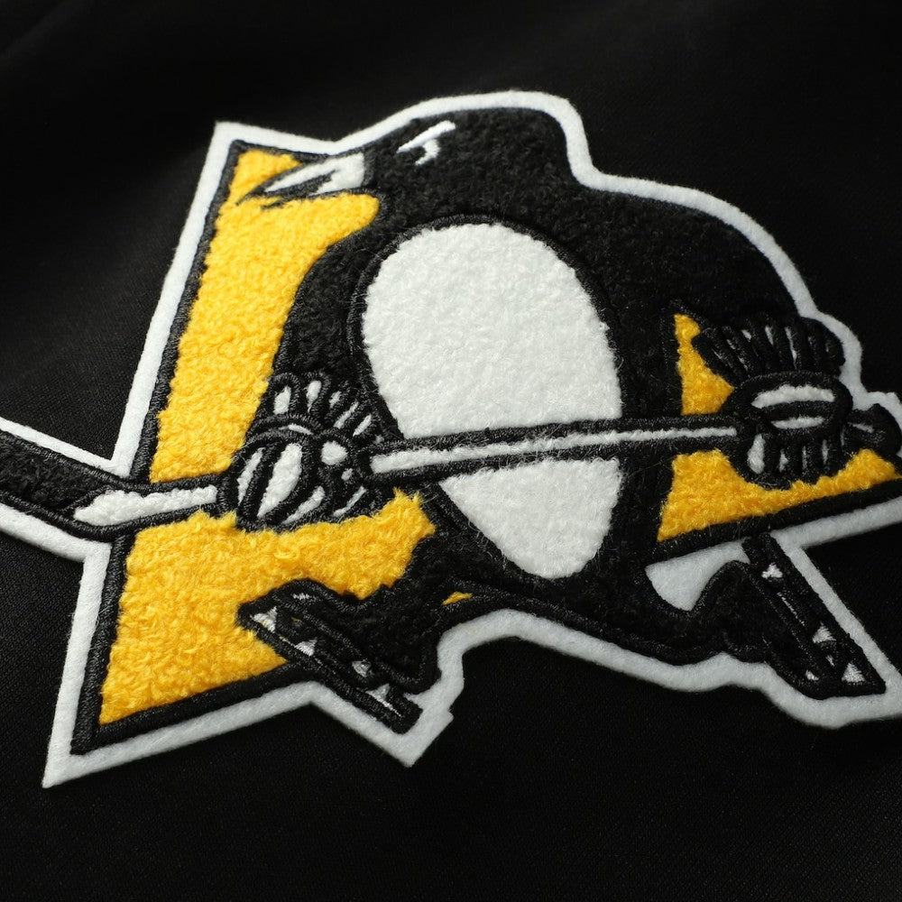 Pittsburgh Penguins Pro Standard Classic Chenille Full-Zip Hoodie Jacket - Black - NHL 200410603