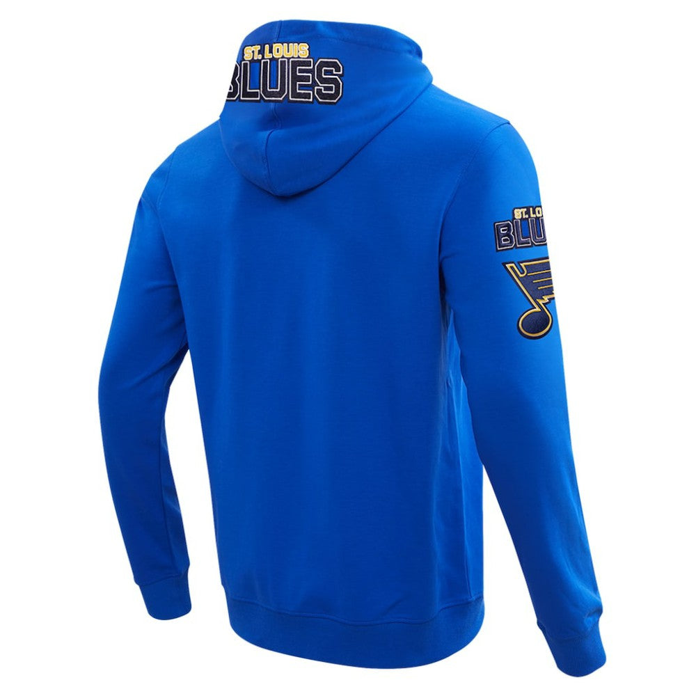 St. Louis Blues Pro Standard Classic Chenille Full-Zip Hoodie Jacket - Blue - NHL 200410614