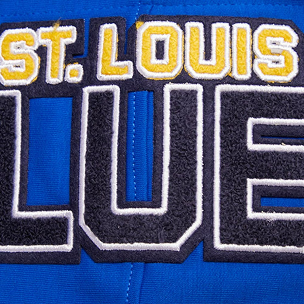 St. Louis Blues Pro Standard Classic Chenille Full-Zip Hoodie Jacket - Blue - NHL 200410614