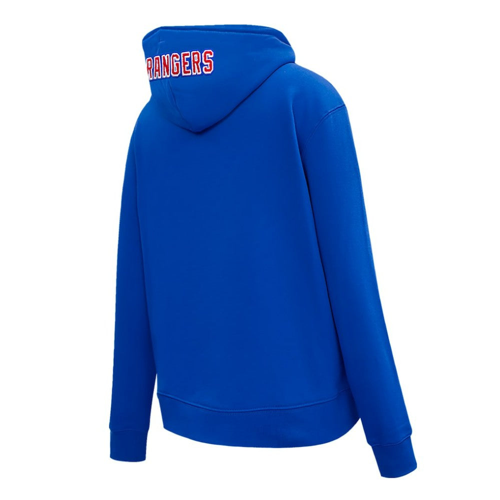 New York Rangers Pro Standard Women's Classic Chenille Pullover Hoodie - Blue - NHL 200410616