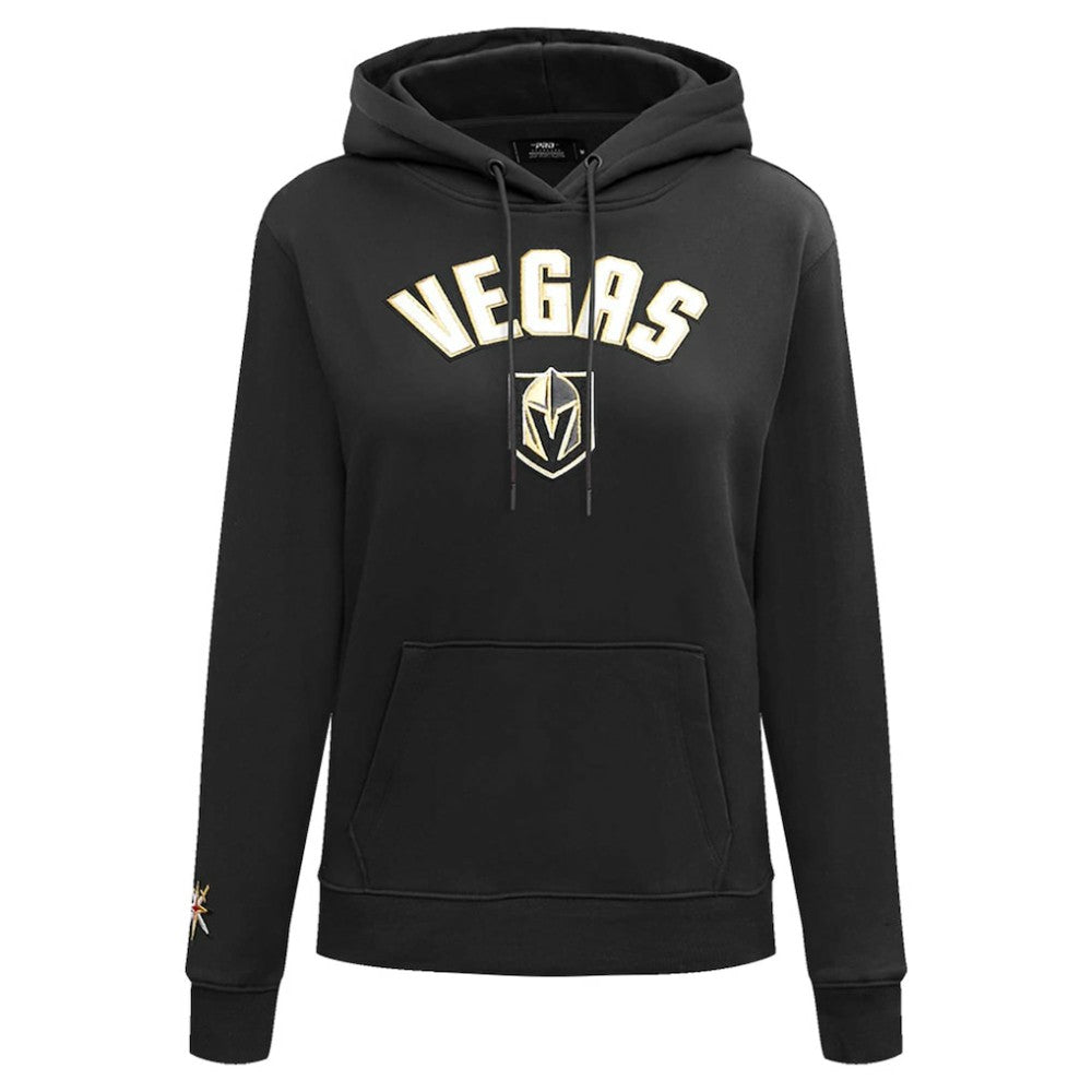 Vegas Golden Knights Pro Standard Women's Classic Chenille Pullover Hoodie - Black - NHL 200410622