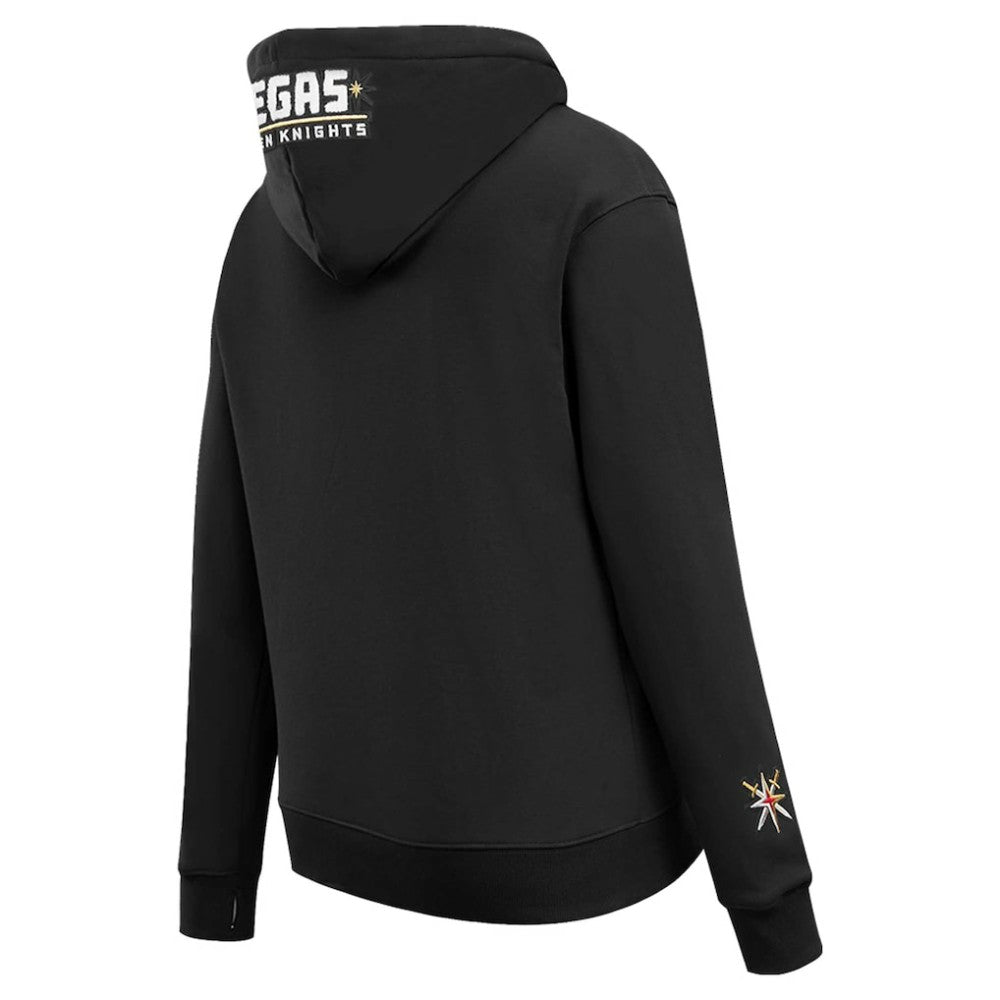 Vegas Golden Knights Pro Standard Women's Classic Chenille Pullover Hoodie - Black - NHL 200410622