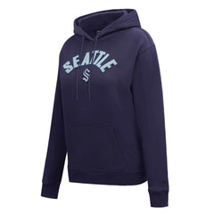 Seattle Kraken Pro Standard Women's Classic Chenille Pullover Hoodie - Navy - NHL 200410624