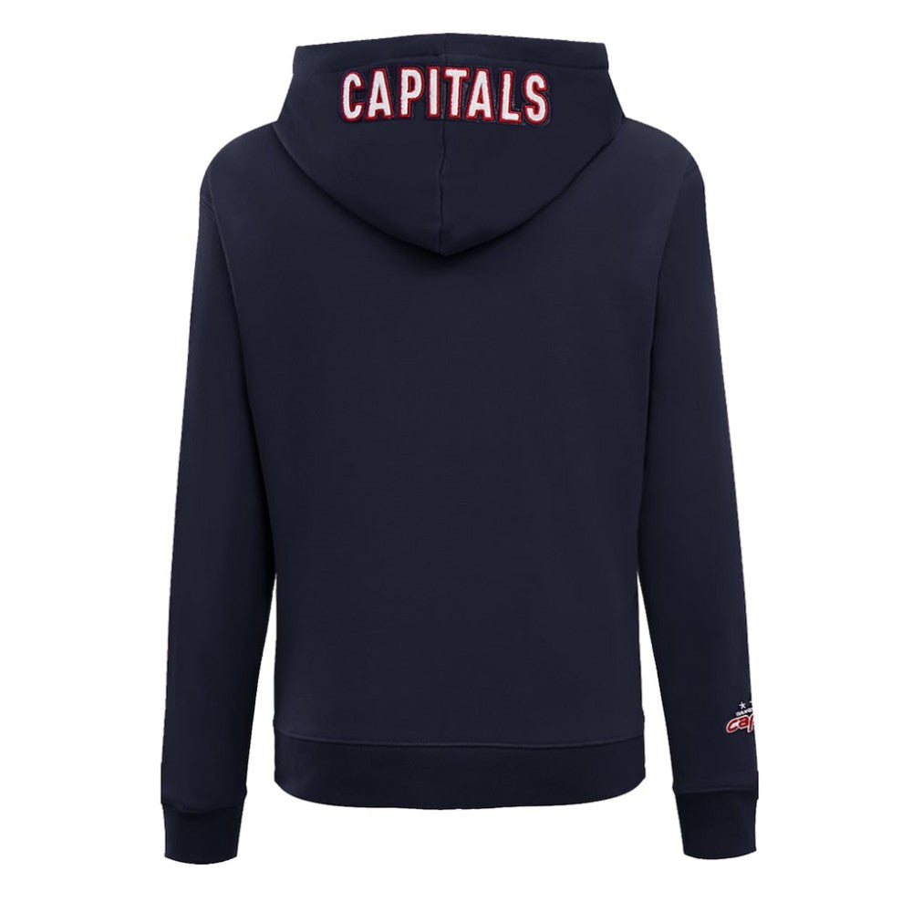 Washington Capitals Pro Standard Women's Classic Chenille Pullover Hoodie - Navy - NHL 200410626