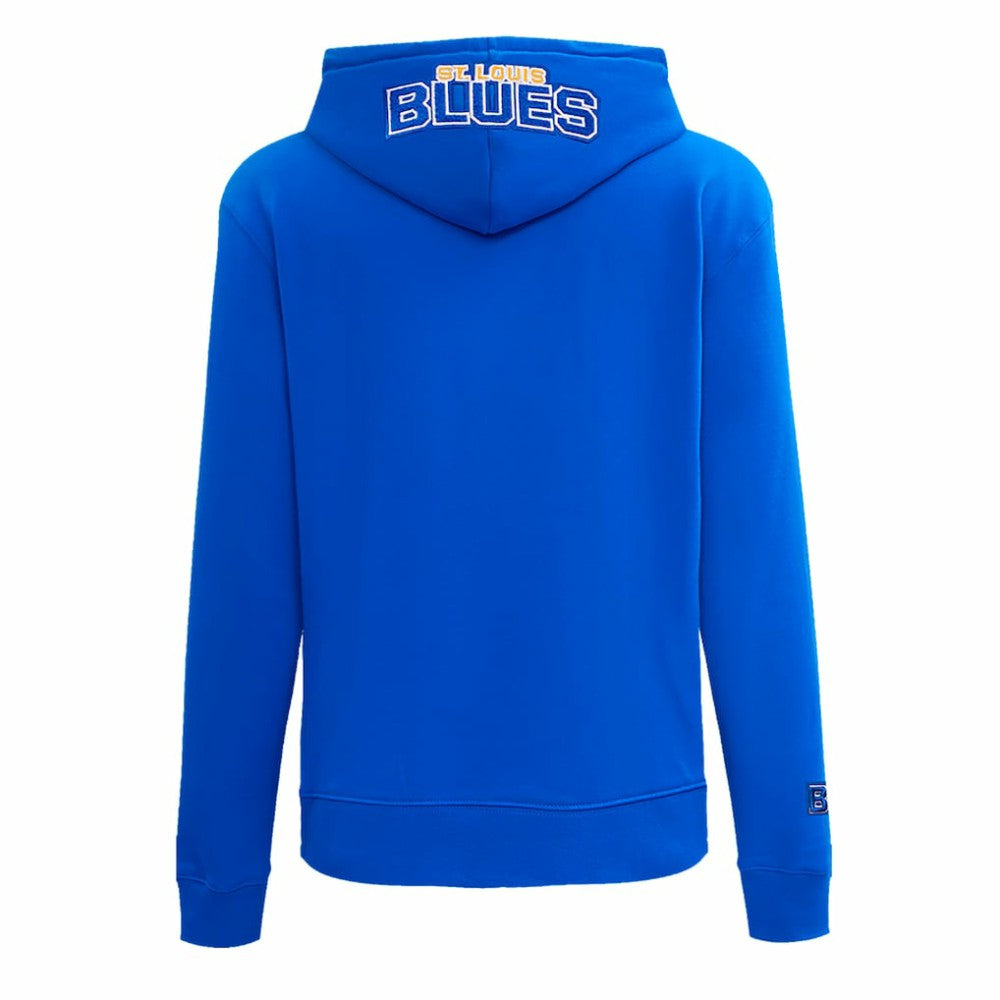 St. Louis Blues Pro Standard Women's Classic Chenille Pullover Hoodie - Blue - NHL 200410627