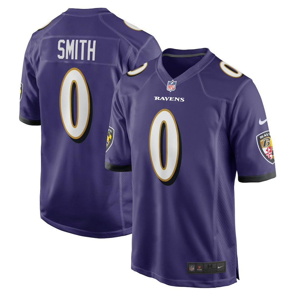 Nike Roquan Smith Baltimore Ravens Team Game Jersey Purple