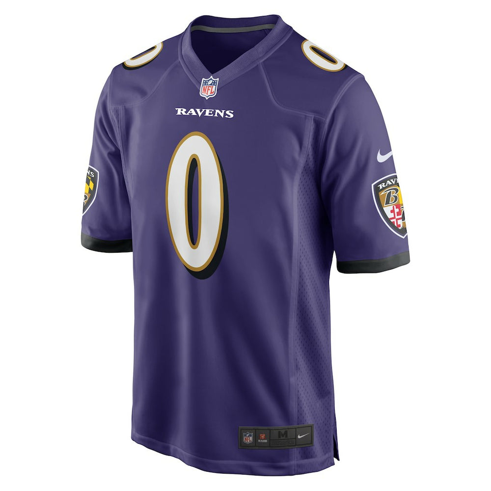 Nike Roquan Smith Baltimore Ravens Team Game Jersey Purple