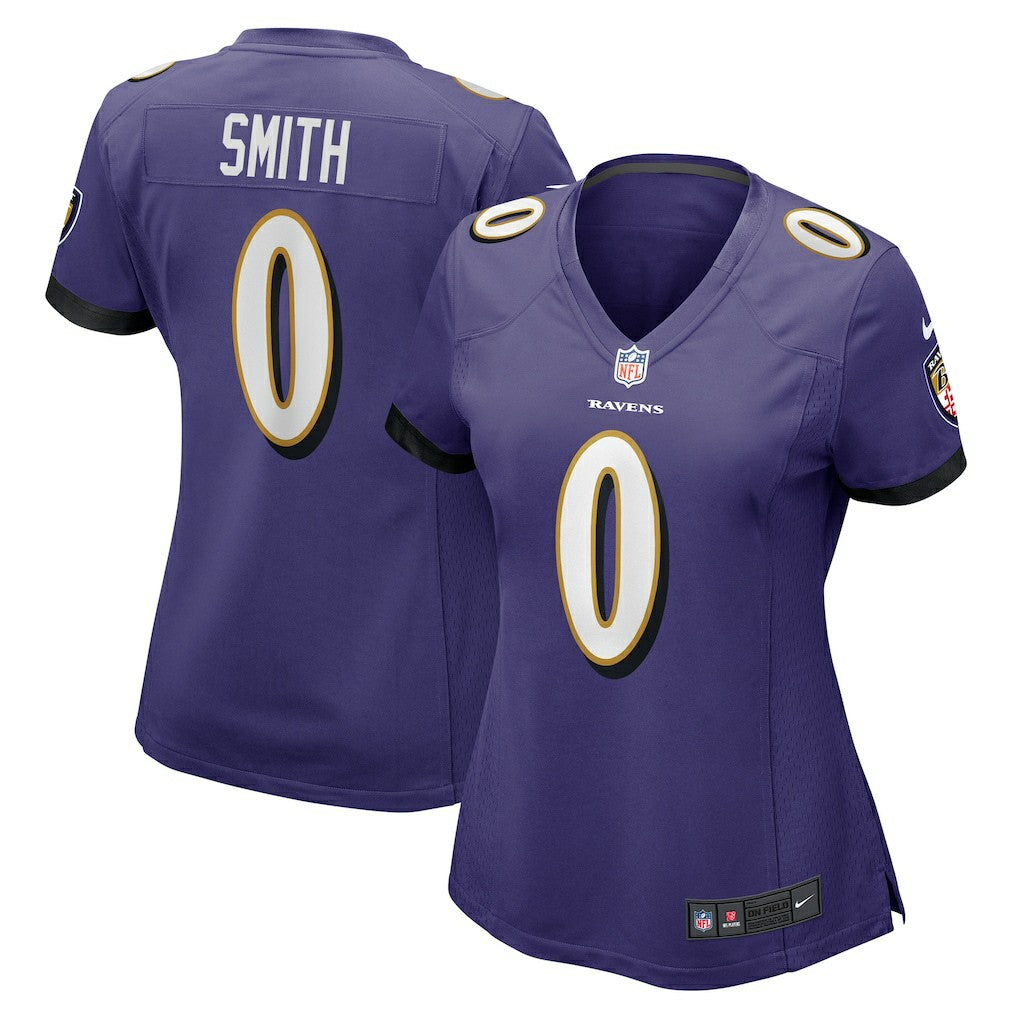 Nike Roquan Smith Baltimore Ravens Women's Team Game Jersey Purple