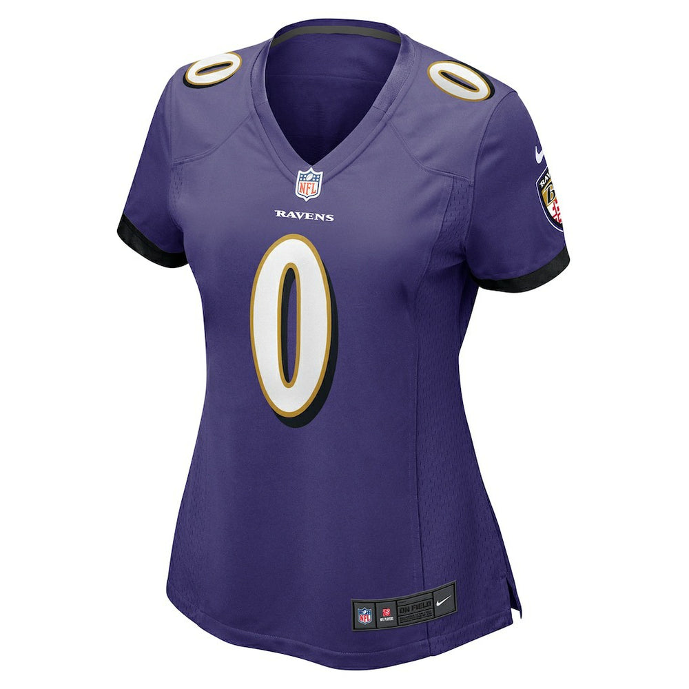 Nike Roquan Smith Baltimore Ravens Women's Team Game Jersey Purple