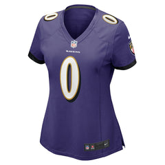 Nike Roquan Smith Baltimore Ravens Women's Team Game Jersey Purple