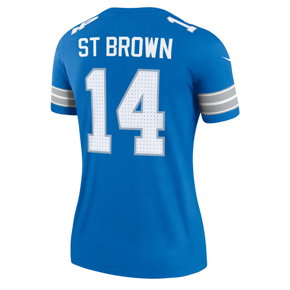 Nike Amon-Ra St. Brown Detroit Lions Women's Legend Player Performance Top Blue