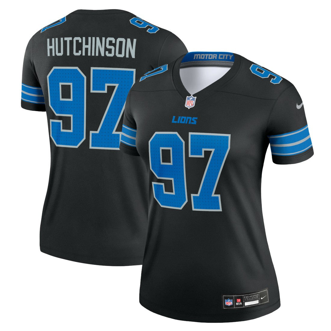Nike Aidan Hutchinson Detroit Lions Women's Alternate Legend Player Performance Top Black