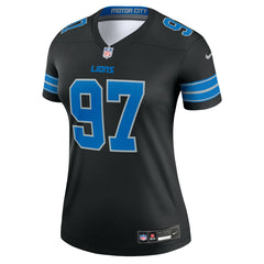 Nike Aidan Hutchinson Detroit Lions Women's Alternate Legend Player Performance Top Black