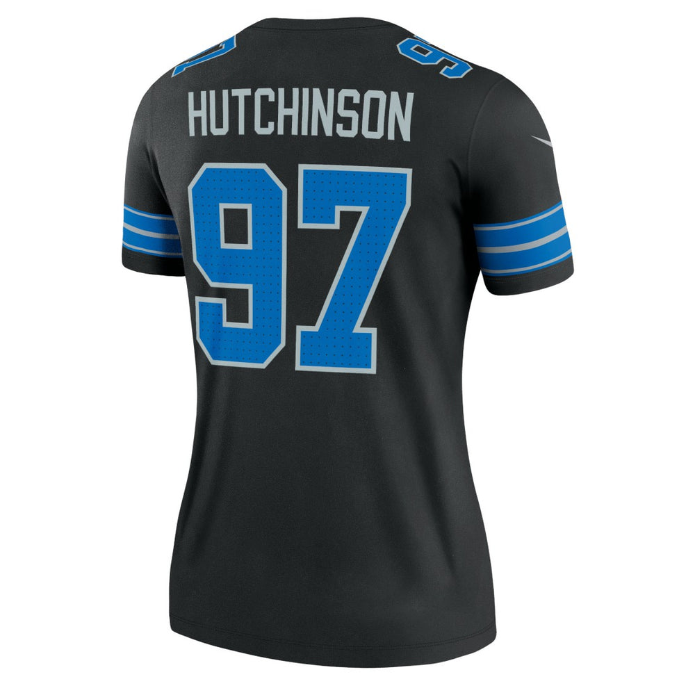 Nike Aidan Hutchinson Detroit Lions Women's Alternate Legend Player Performance Top Black