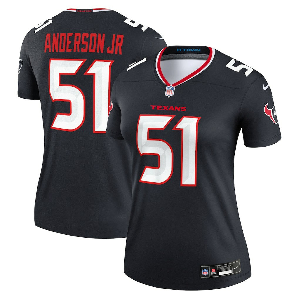 Nike Will Anderson Jr. Houston Texans Women's Legend Player Performance Top Navy
