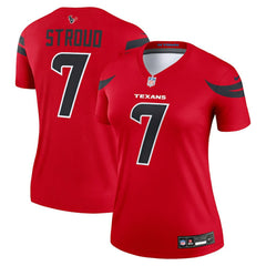 Nike C.J. Stroud Houston Texans Women's Alternate Legend Player Performance Top Red