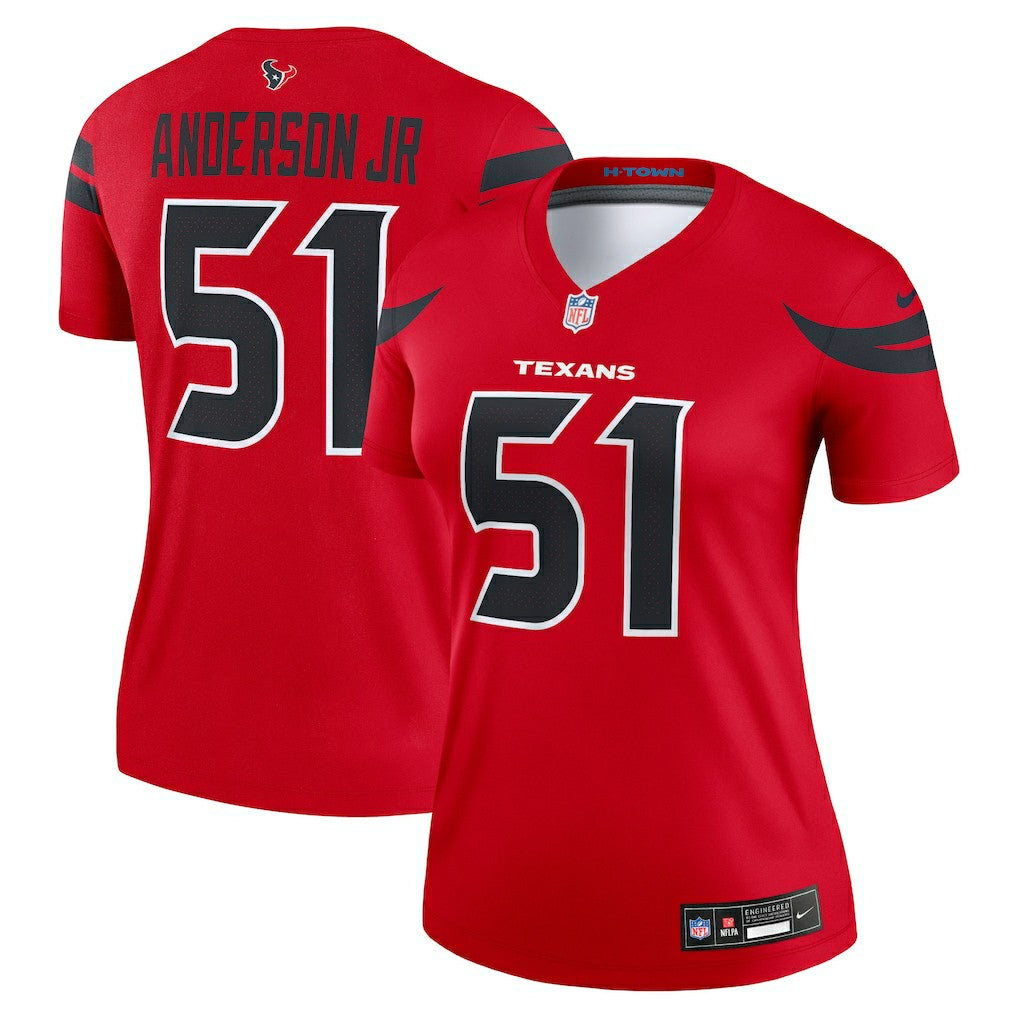 Nike Will Anderson Jr. Houston Texans Women's Alternate Legend Player Performance Top Red