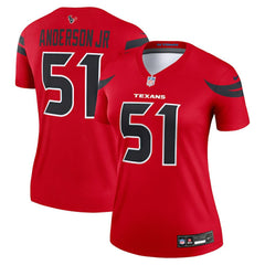 Nike Will Anderson Jr. Houston Texans Women's Alternate Legend Player Performance Top Red